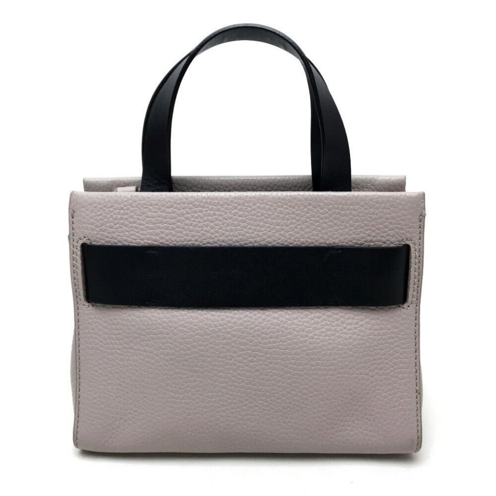 KATE SPADE Poplar Street Tote Bag Gray Beige/Black - Picture 2 of 12